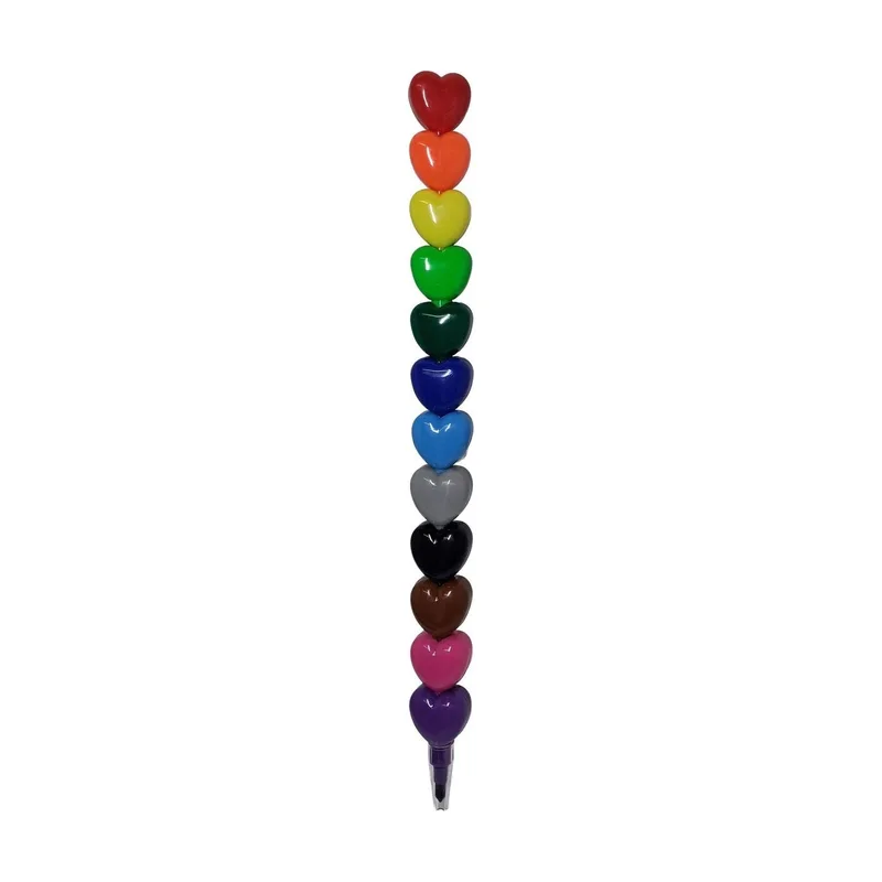 Penna con perline a cuore
